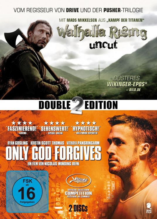 Produktbild: Only God Forgives & Walhalla Rising - Double2Edition [2 DVDs]