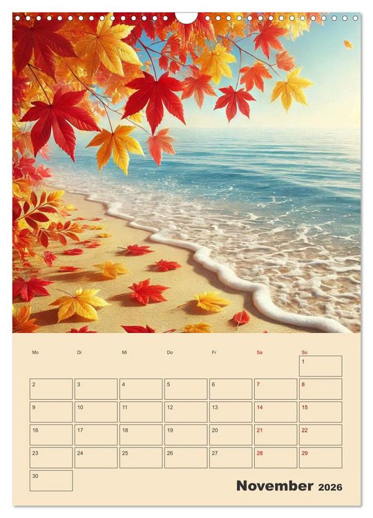 Produktbild: Fiktive Momente am Meer (Wandkalender 2026 DIN A3 hoch), CALVENDO Monatskalender