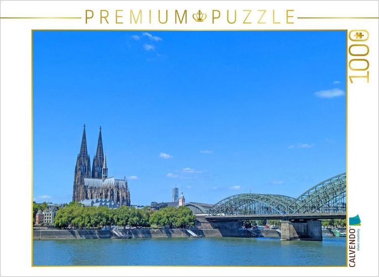 Produktbild: CALVENDO Puzzle Ein Motiv aus dem Kalender K&ouml;ln und D&uuml;sseldorf Stadtmomente am Rhein | 1000 Teile Lege-Gr&ouml;&szlig;e 64x48cm Foto-Puzzle f&uuml;r gl&uuml;ckliche Stunden