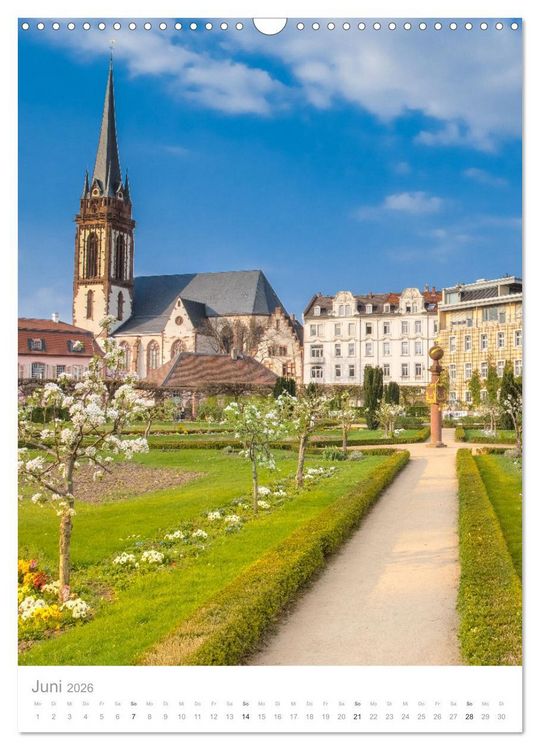 Produktbild: Meine Stadt Darmstadt (Wandkalender 2026 DIN A3 hoch), CALVENDO Monatskalender