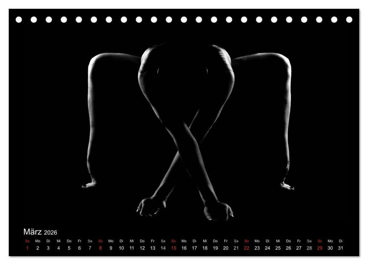 Produktbild: Kunstakt (Tischkalender 2026 DIN A5 quer), CALVENDO Monatskalender