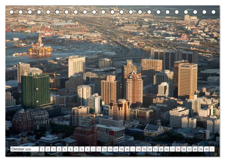 Produktbild: S&uuml;dafrika - Kapstadt (Tischkalender 2026 DIN A5 quer), CALVENDO Monatskalender