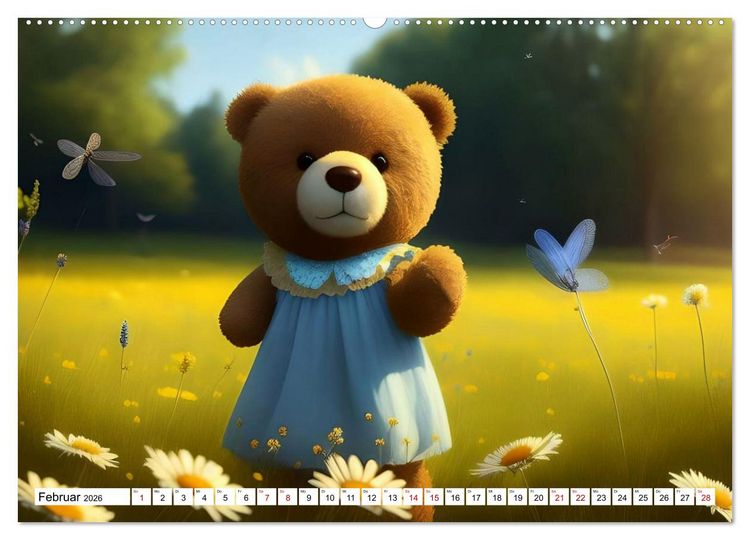 Produktbild: Sommerb&auml;rchen (hochwertiger Premium Wandkalender 2026 DIN A2 quer), Kunstdruck in Hochglanz