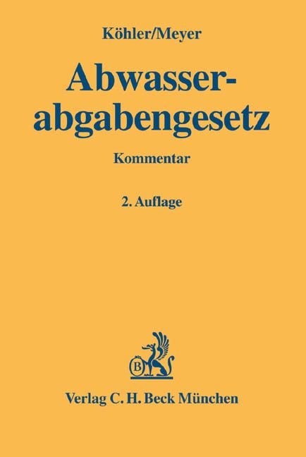 Produktbild: Abwasserabgabengesetz. AbwAG