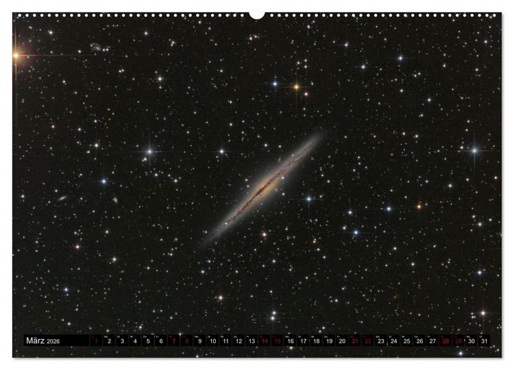 Produktbild: Galaxien im Universum (Wandkalender 2026 DIN A2 quer), CALVENDO Monatskalender