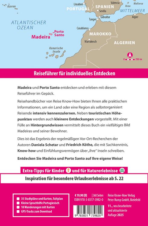 Produktbild: Reise Know-How Reisef&uuml;hrer Madeira und Porto Santo mit 18 Wanderungen inklusive Inselfaltplan