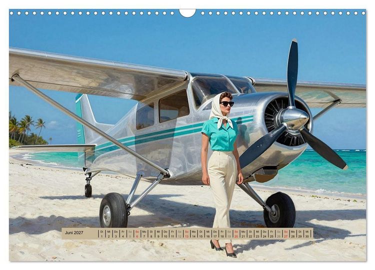 Produktbild: Lack und Leinwand &ndash; Flieger (Wandkalender 2027 DIN A3 quer), CALVENDO Monatskalender