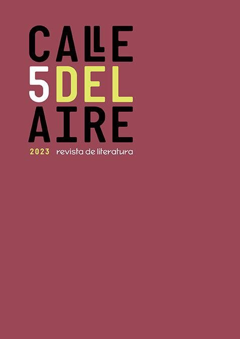 Produktbild: Calle del aire 5 : revista de literatura : junio 2023