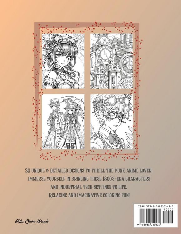 Produktbild: Anime Art Victorian Steampunk Anime Coloring Book Vol. 1