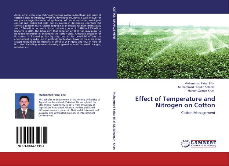 Produktbild: Effect of Temperature and Nitrogen on Cotton