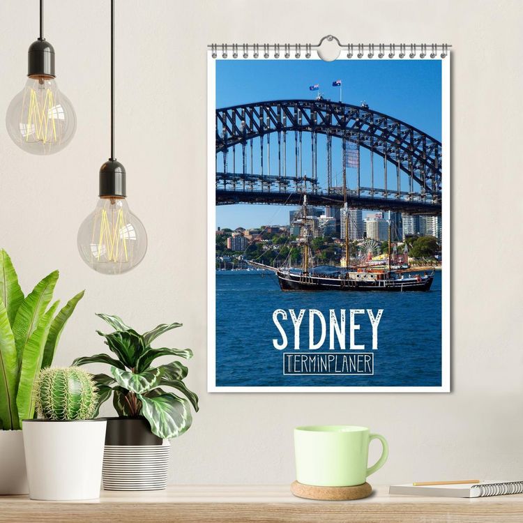 Produktbild: SYDNEY Terminplaner (Wandkalender 2026 DIN A4 hoch), CALVENDO Monatskalender