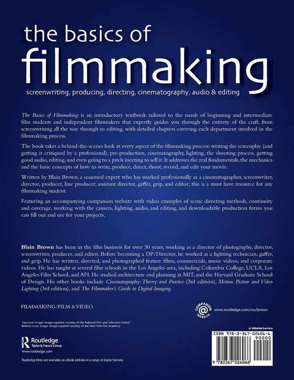 Produktbild: The Basics of Filmmaking