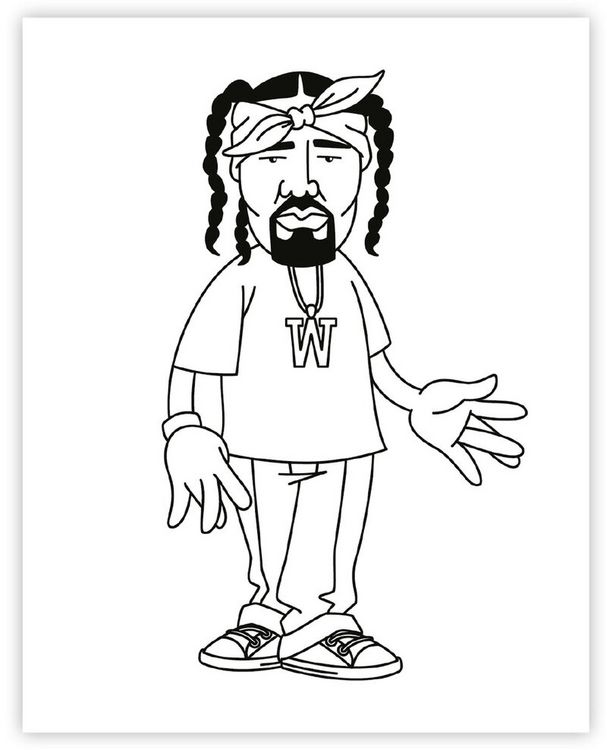 Produktbild: Hip Hop Coloring Book