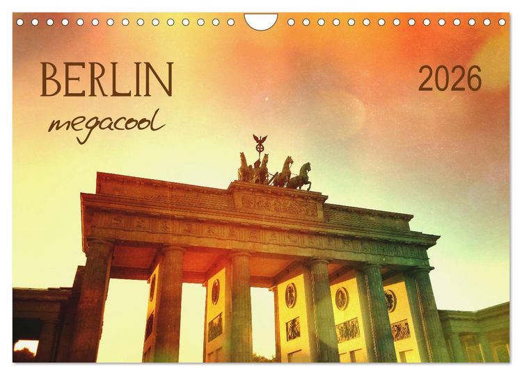 Produktbild: Berlin megacool (Wandkalender 2026 DIN A4 quer), CALVENDO Monatskalender