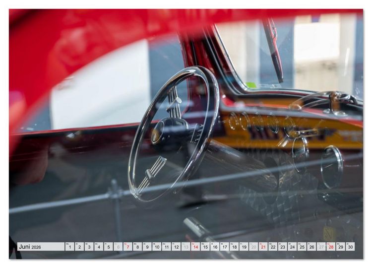 Produktbild: Einsteigen, bitte! - Innenansichten automobiler Ikonen (Wandkalender 2026 DIN A4 quer), CALVENDO Monatskalender