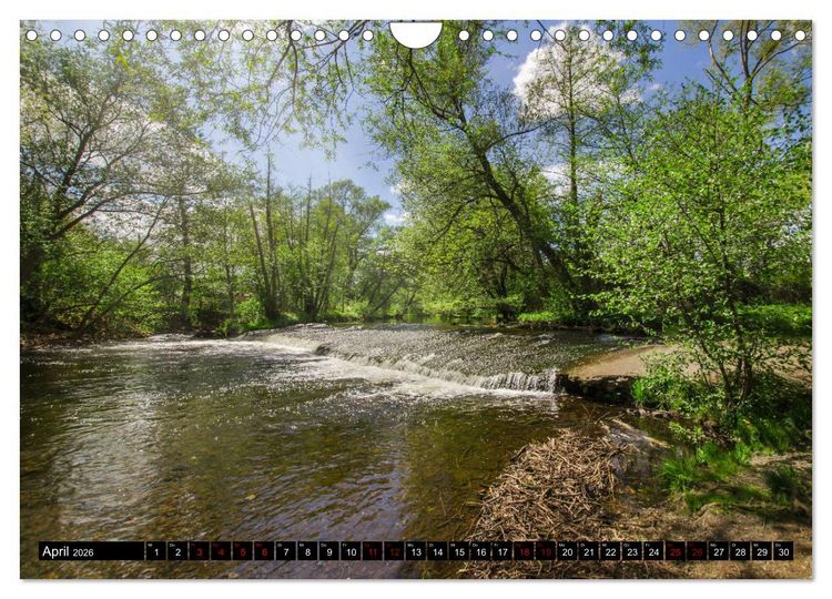Produktbild: Fl&uuml;sse und Seen im Harz (Wandkalender 2026 DIN A4 quer), CALVENDO Monatskalender