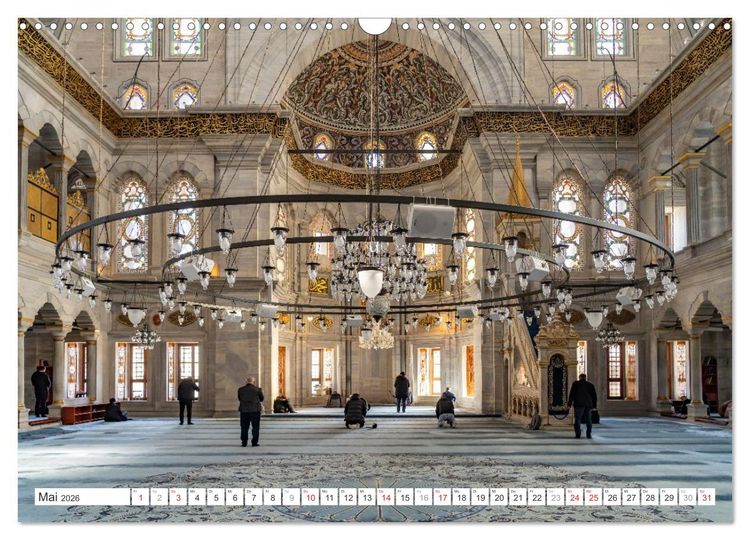 Produktbild: Istanbul - Faszination Moschee (Wandkalender 2026 DIN A3 quer), CALVENDO Monatskalender