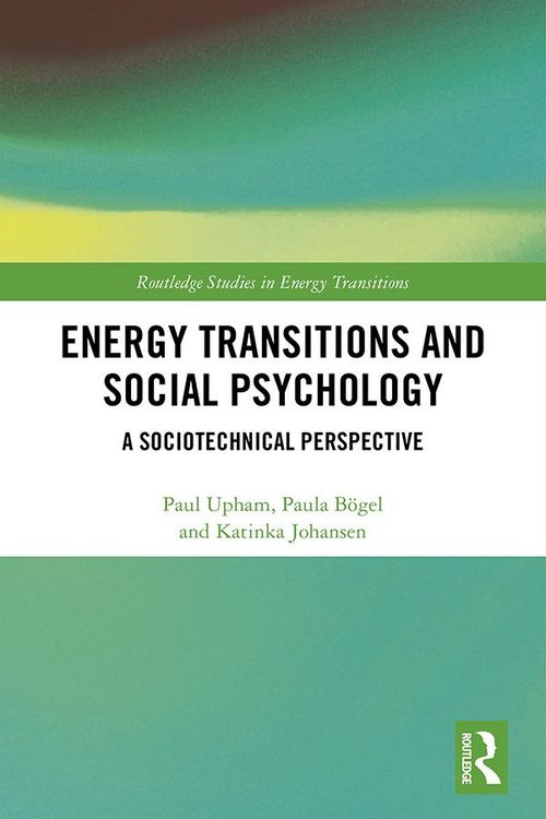 Produktbild: Energy Transitions and Social Psychology