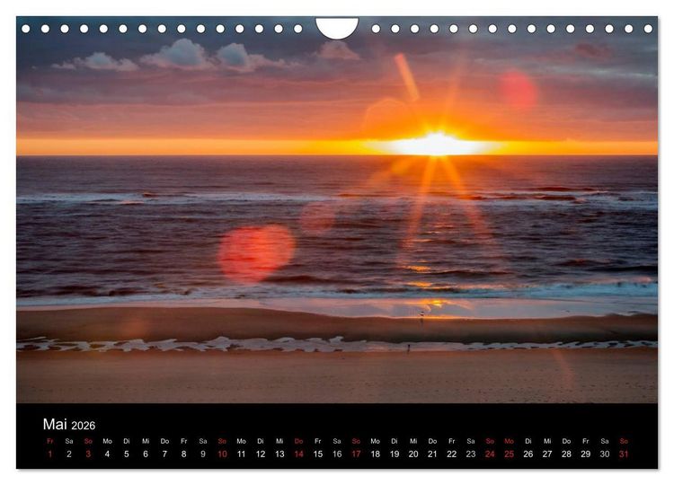 Produktbild: Sylt-Abende - Fotografien von Beate Zoellner (Wandkalender 2026 DIN A4 quer), CALVENDO Monatskalender
