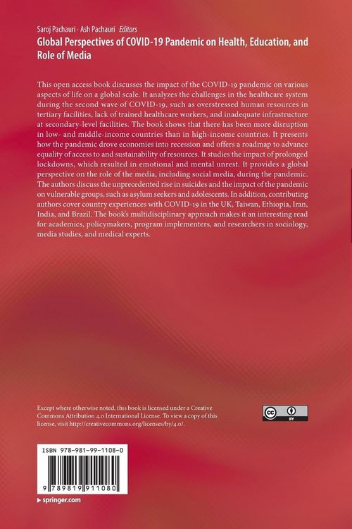 Produktbild: Global Perspectives of COVID-19 Pandemic on Health, Education, and Role of Media