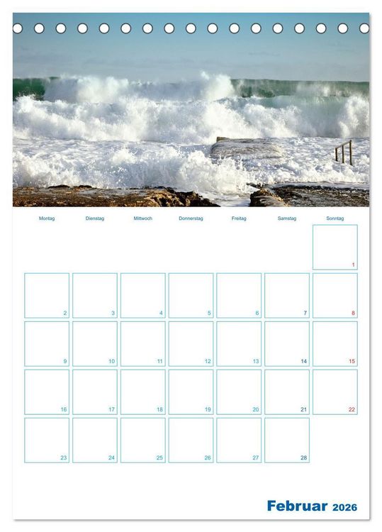 Produktbild: il Salento - maritim (Tischkalender 2026 DIN A5 hoch), CALVENDO Monatskalender
