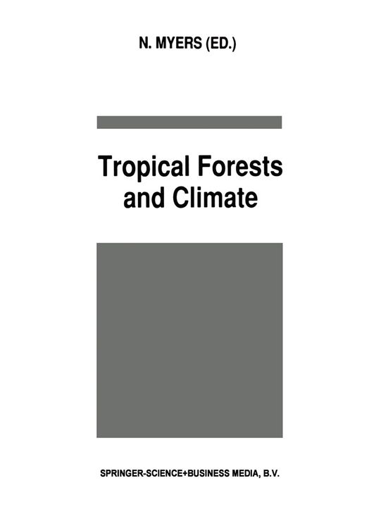 Produktbild: Tropical Forests and Climate