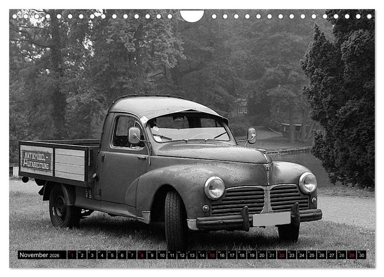 Produktbild: Automobile vergangener Jahrzehnte (Wandkalender 2026 DIN A4 quer), CALVENDO Monatskalender