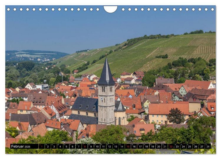 Produktbild: Weinlagen in Franken (Wandkalender 2026 DIN A4 quer), CALVENDO Monatskalender