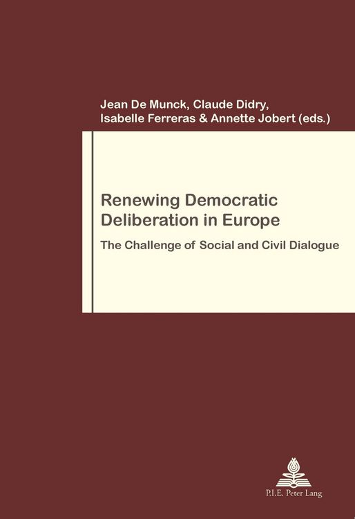 Produktbild: Renewing Democratic Deliberation in Europe