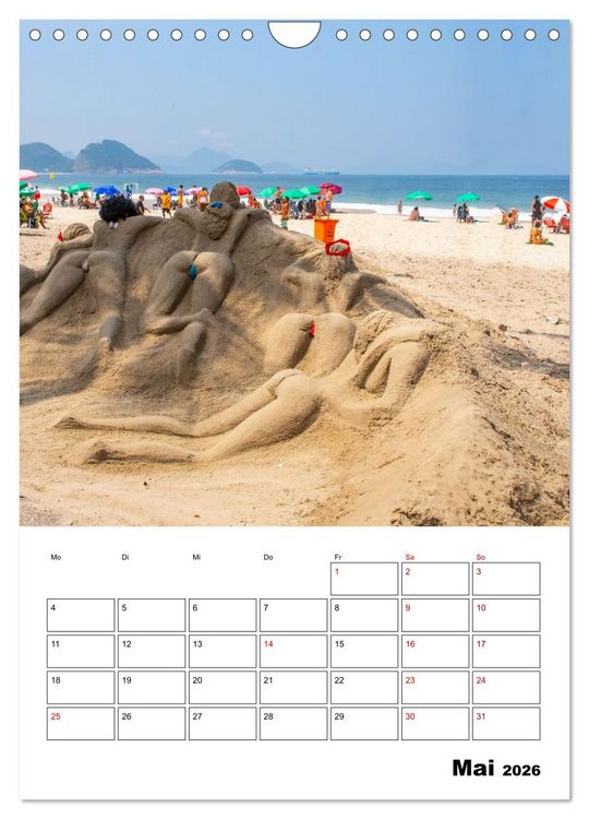 Produktbild: Rio de Janeiro - Reiseplaner (Wandkalender 2026 DIN A4 hoch), CALVENDO Monatskalender