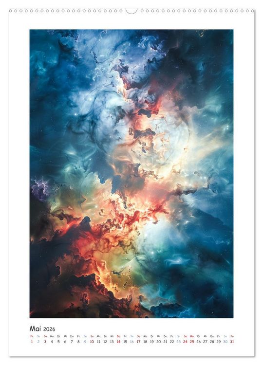 Produktbild: Jenseits der Sterne (Wandkalender 2026 DIN A2 hoch), CALVENDO Monatskalender