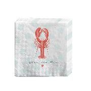 Produktbild: Servietten. Meer Liebe / Hummer, 20/165x165 mm, 3 lagig