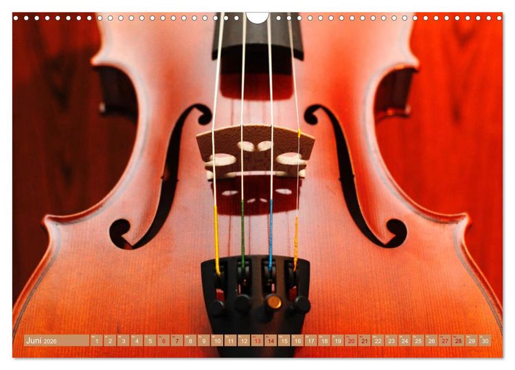 Produktbild: Aus Liebe zur Musik (Wandkalender 2026 DIN A3 quer), CALVENDO Monatskalender