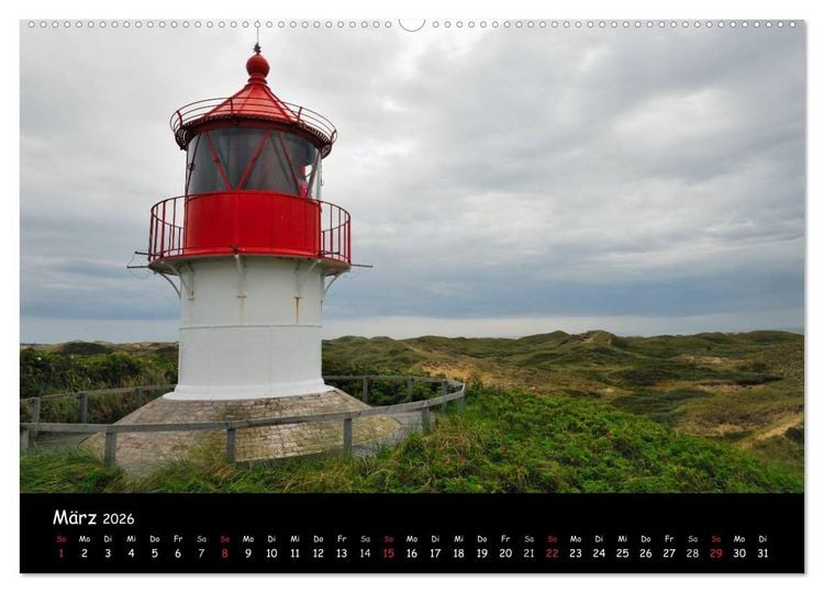 Produktbild: Amrum (Wandkalender 2026 DIN A2 quer), CALVENDO Monatskalender