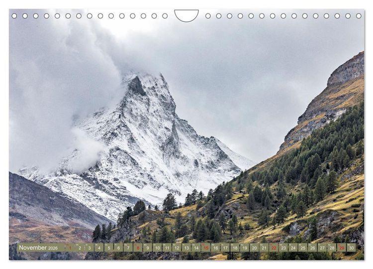 Produktbild: Schweizer Panorama - Von den Alpen bis zu den Seen (Wandkalender 2026 DIN A4 quer), CALVENDO Monatskalender