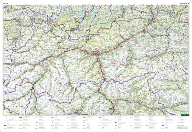 Produktbild: freytag & berndt Stra&szlig;enkarte Tirol 1:150.000