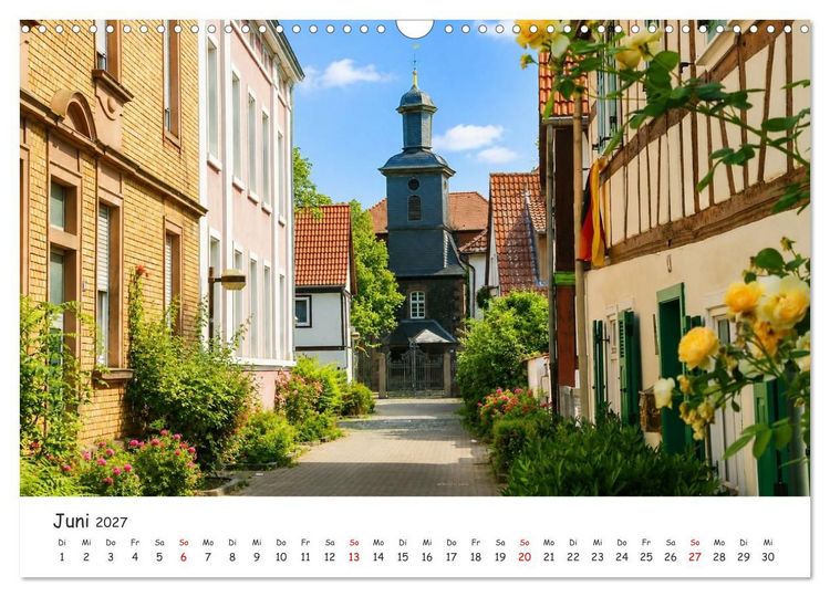Produktbild: Hanau Kurpark und Kesselstadt (Wandkalender 2027 DIN A3 quer), CALVENDO Monatskalender