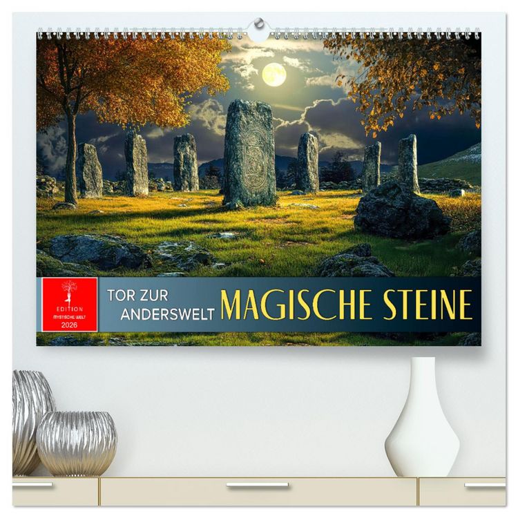 Produktbild: Magische Steine - Tor zur Anderswelt (hochwertiger Premium Wandkalender 2026 DIN A2 quer), Kunstdruck in Hochglanz