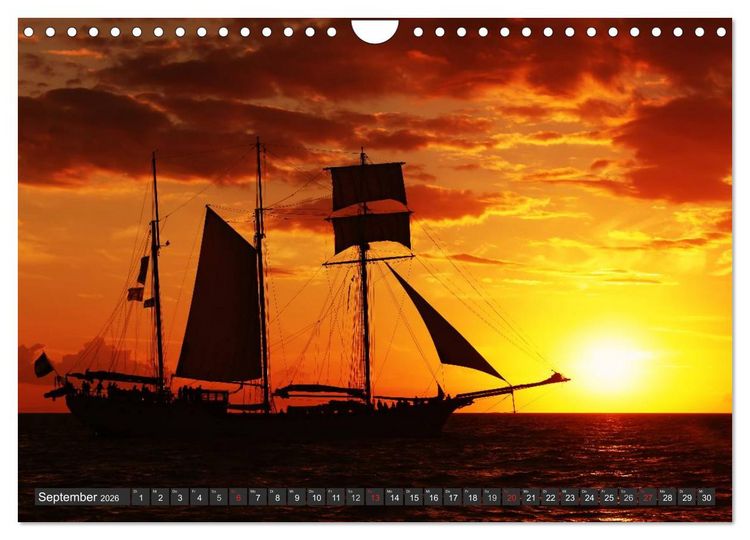 Produktbild: Segelimpressionen (Wandkalender 2026 DIN A4 quer), CALVENDO Monatskalender