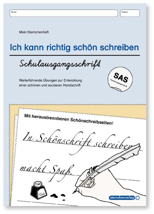 Produktbild: Ich kann richtig schön schreiben - Schulausgangsschrift SAS