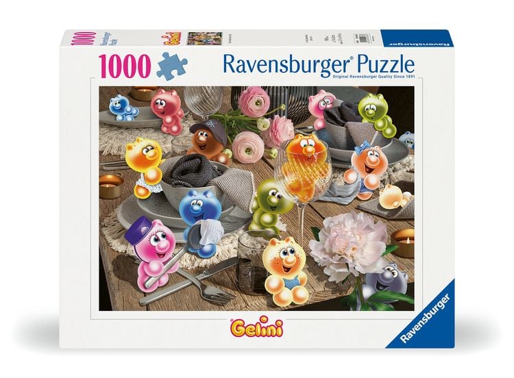 Produktbild: Erwachsenenpuzzle 1000 Teile - Gelini decken den Tisch