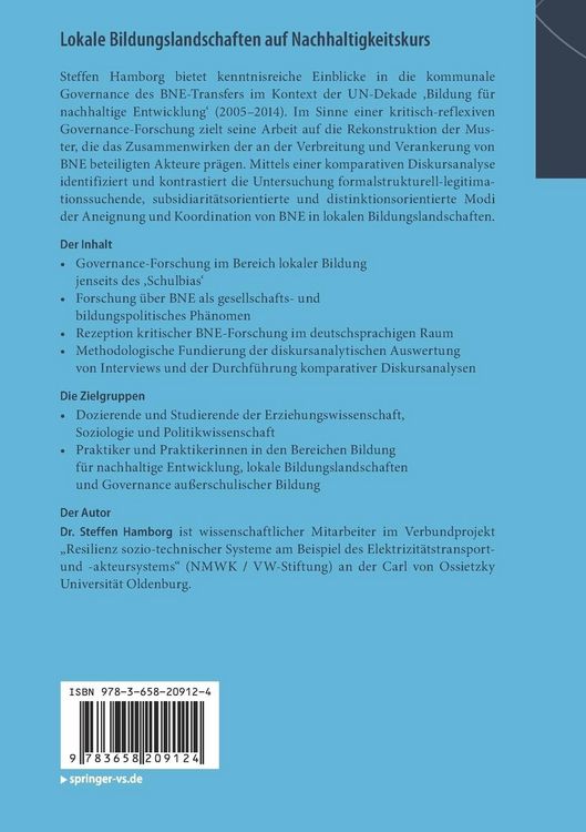 Produktbild: Lokale Bildungslandschaften auf Nachhaltigkeitskurs