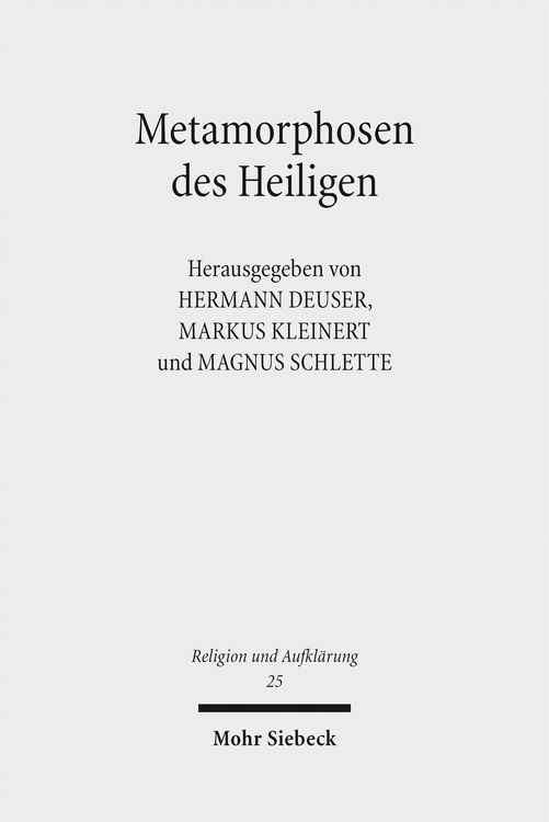 Produktbild: Metamorphosen des Heiligen