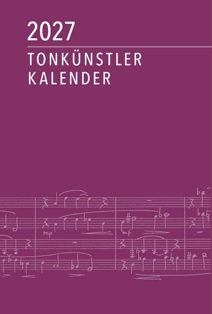 Produktbild: Tonk&uuml;nstler-Kalender 2027