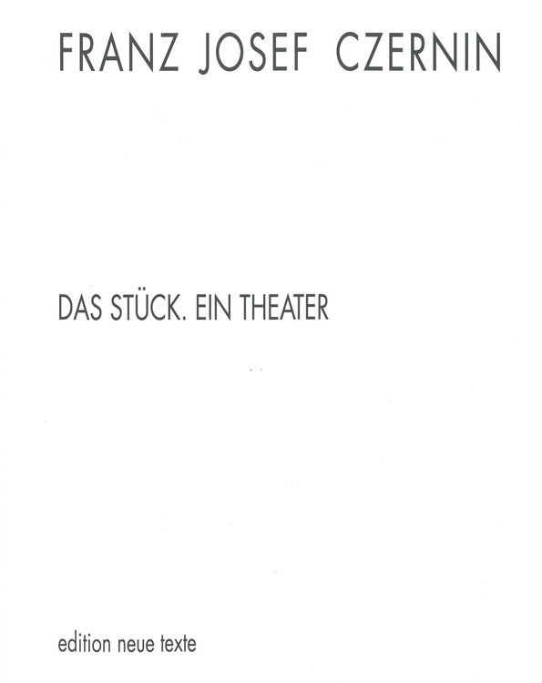 Produktbild: Das St&uuml;ck - ein Theater
