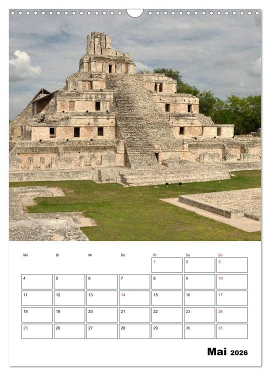 Produktbild: Das mystische Land der Maya. Mexiko-Yucatan (Wandkalender 2026 DIN A3 hoch), CALVENDO Monatskalender