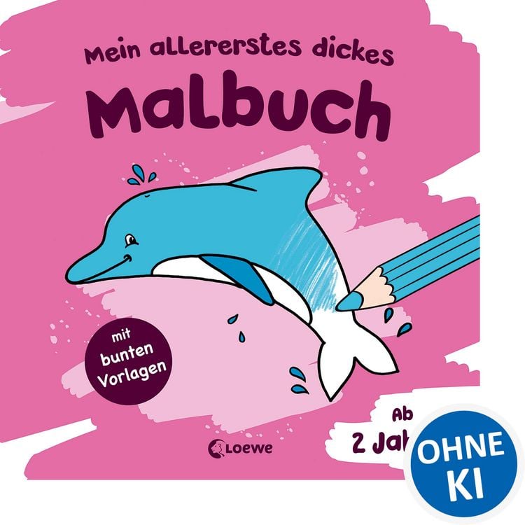 Produktbild: Mein allererstes dickes Malbuch (Delfin)