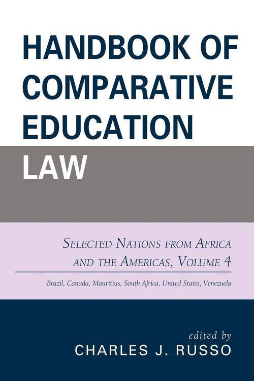 Produktbild: Handbook of Comparative Education Law