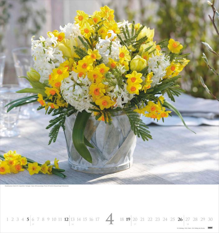 Produktbild: Bouquets 2026 - Foto-Kalender - Wand-Kalender - 45x48 - Blumen-Kalender