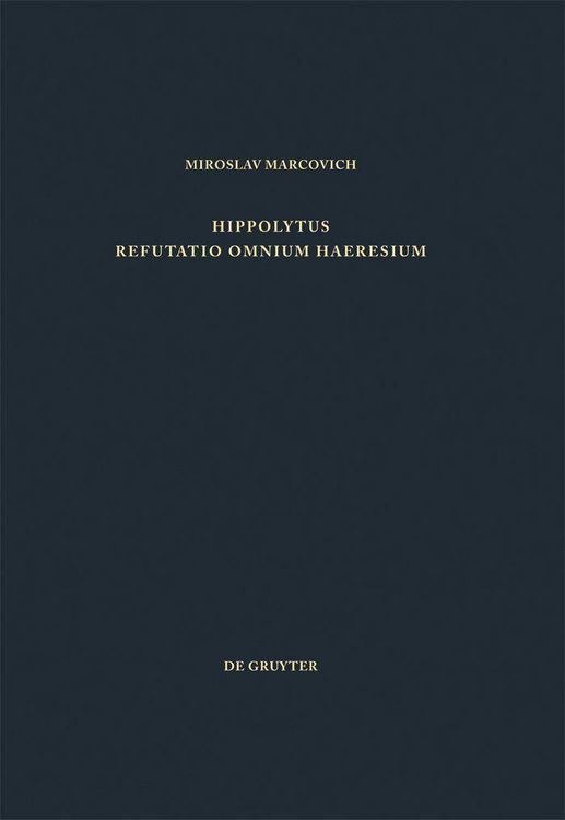 Produktbild: Refutatio omnium haeresium